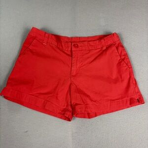 Patagonia Red Women's Organic Cotton Chino Shorts Sz 6